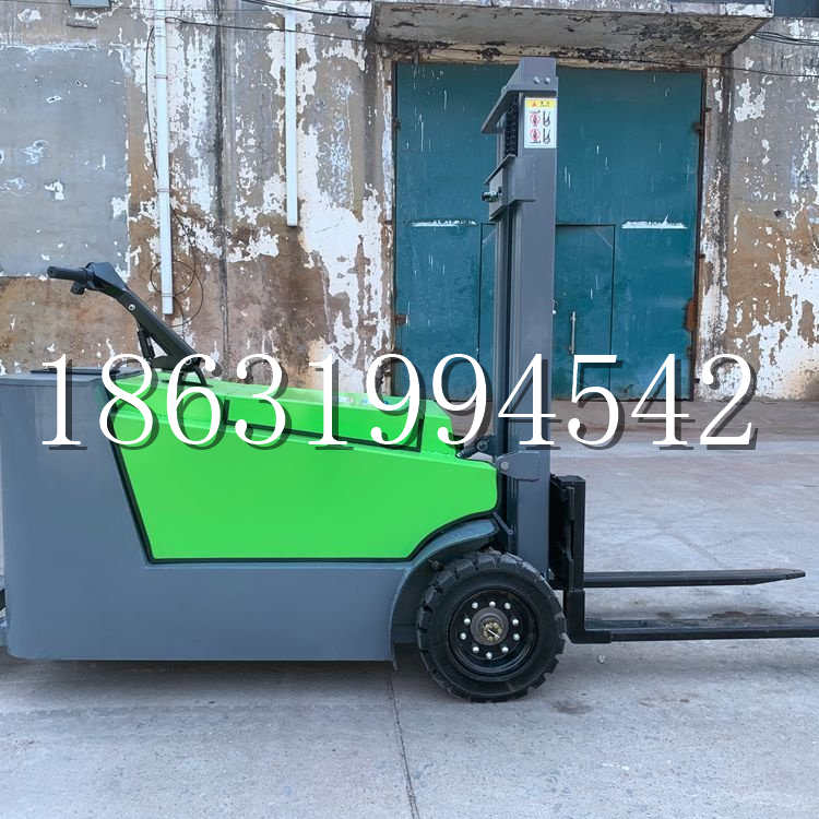 渌口区小型电动叉车1吨2吨步行站驾式电瓶堆高充电装卸车液压升降车铲车